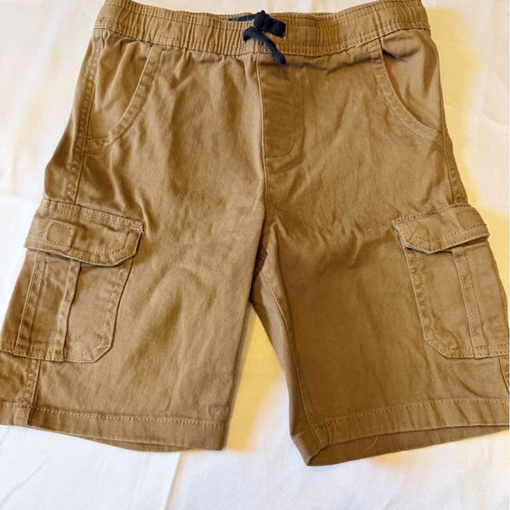 Kids Tan Cargo Shorts